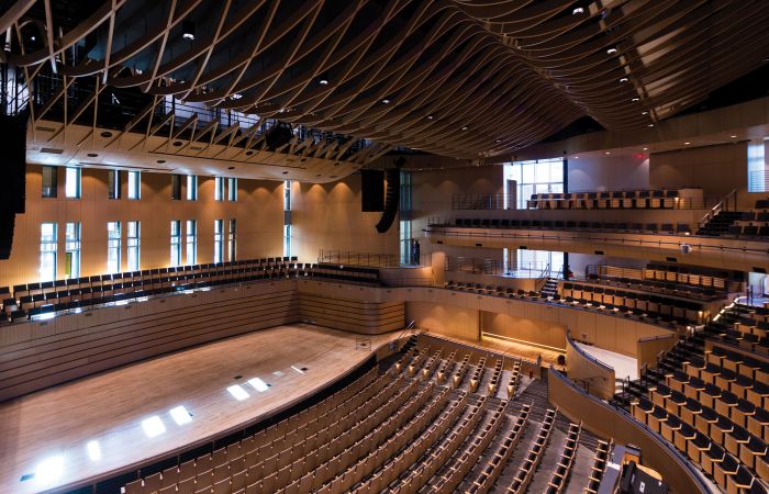 A look inside Liberty University's new 1,600 seat fine arts concert hall.