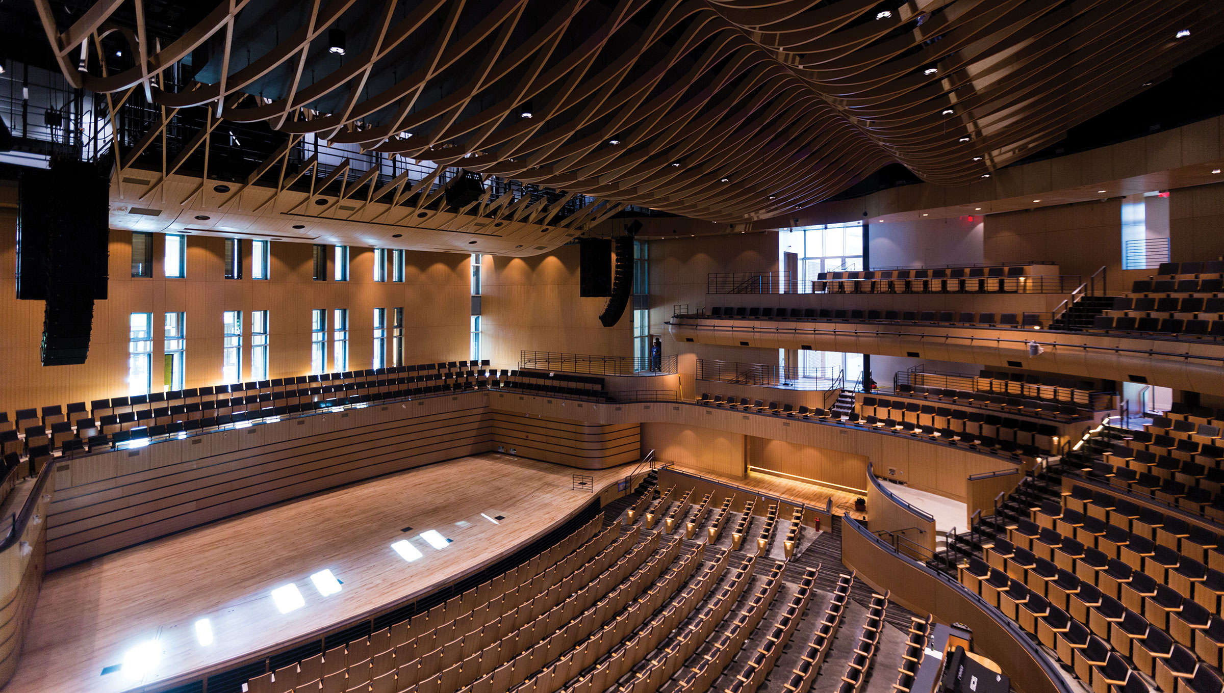 A look inside Liberty University's new 1,600 seat fine arts concert hall.