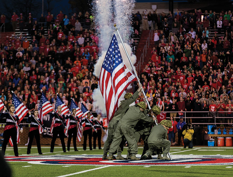 Liberty University celebrates Military Emphasis Week in 2015.