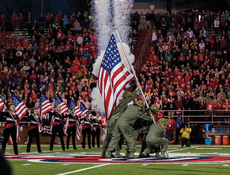 Liberty University celebrates Military Emphasis Week in 2015.