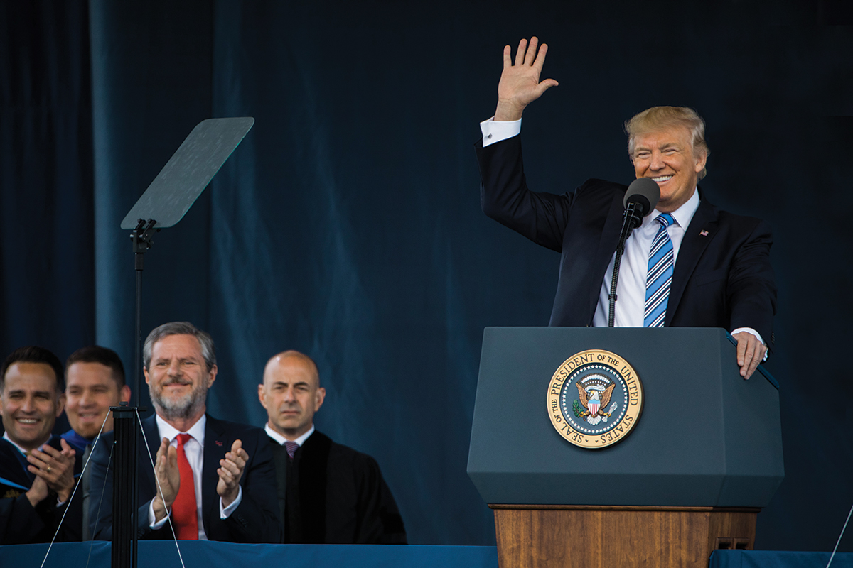 Trump Liberty Commencement 201705139769KMB