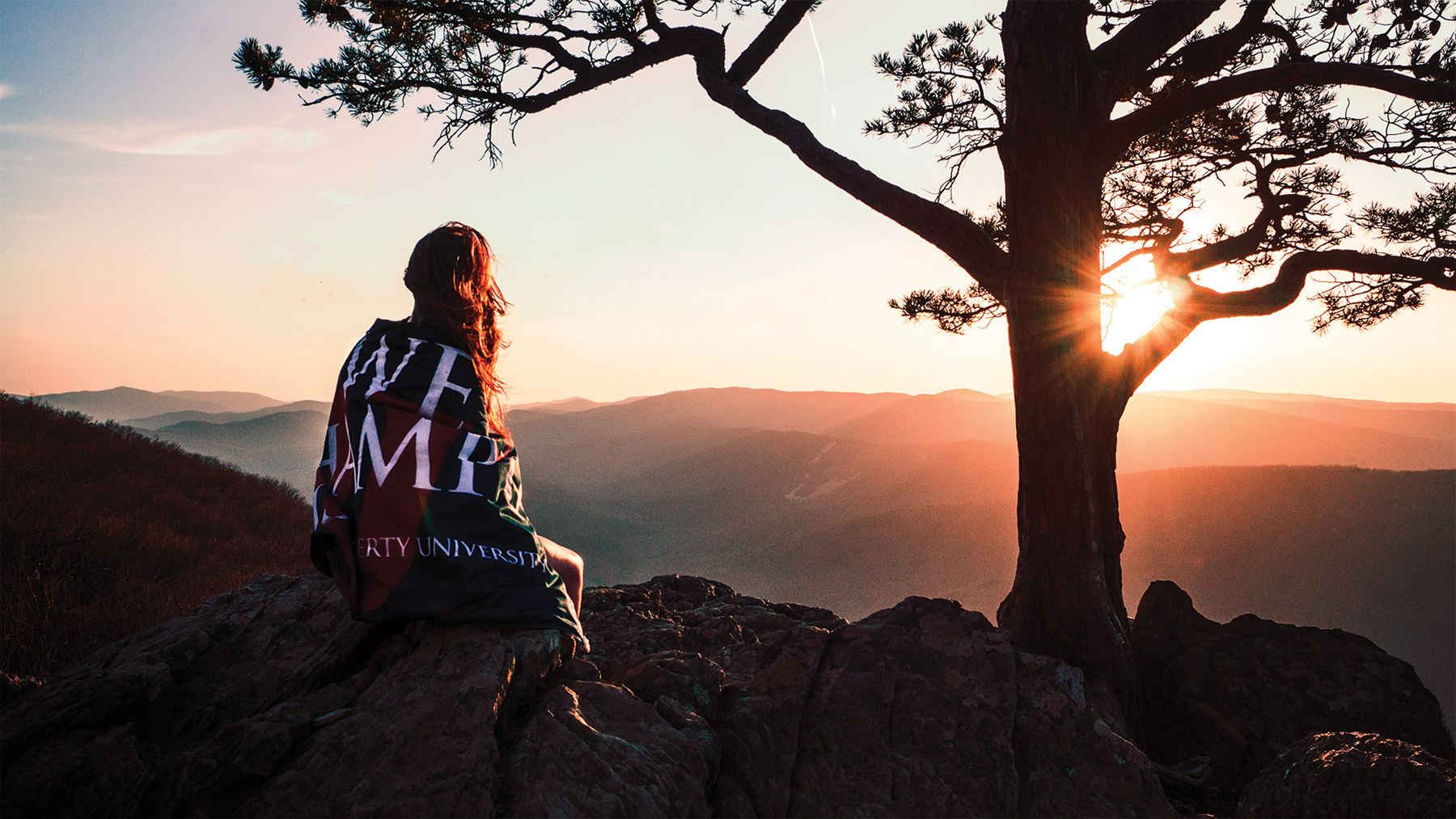 Sunset in the Blue Ridge Mountains