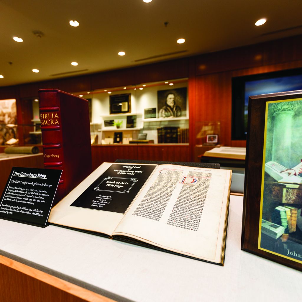 page-from-original-gutenberg-bible-on-display-in-rawlings-scriptorium