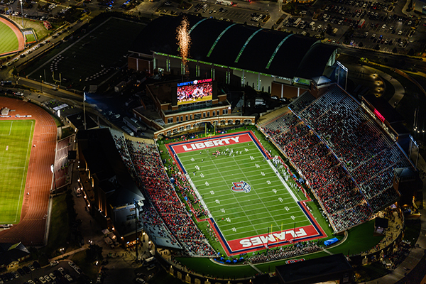 Liberty Football Homecoming Stadium 201910194111KT