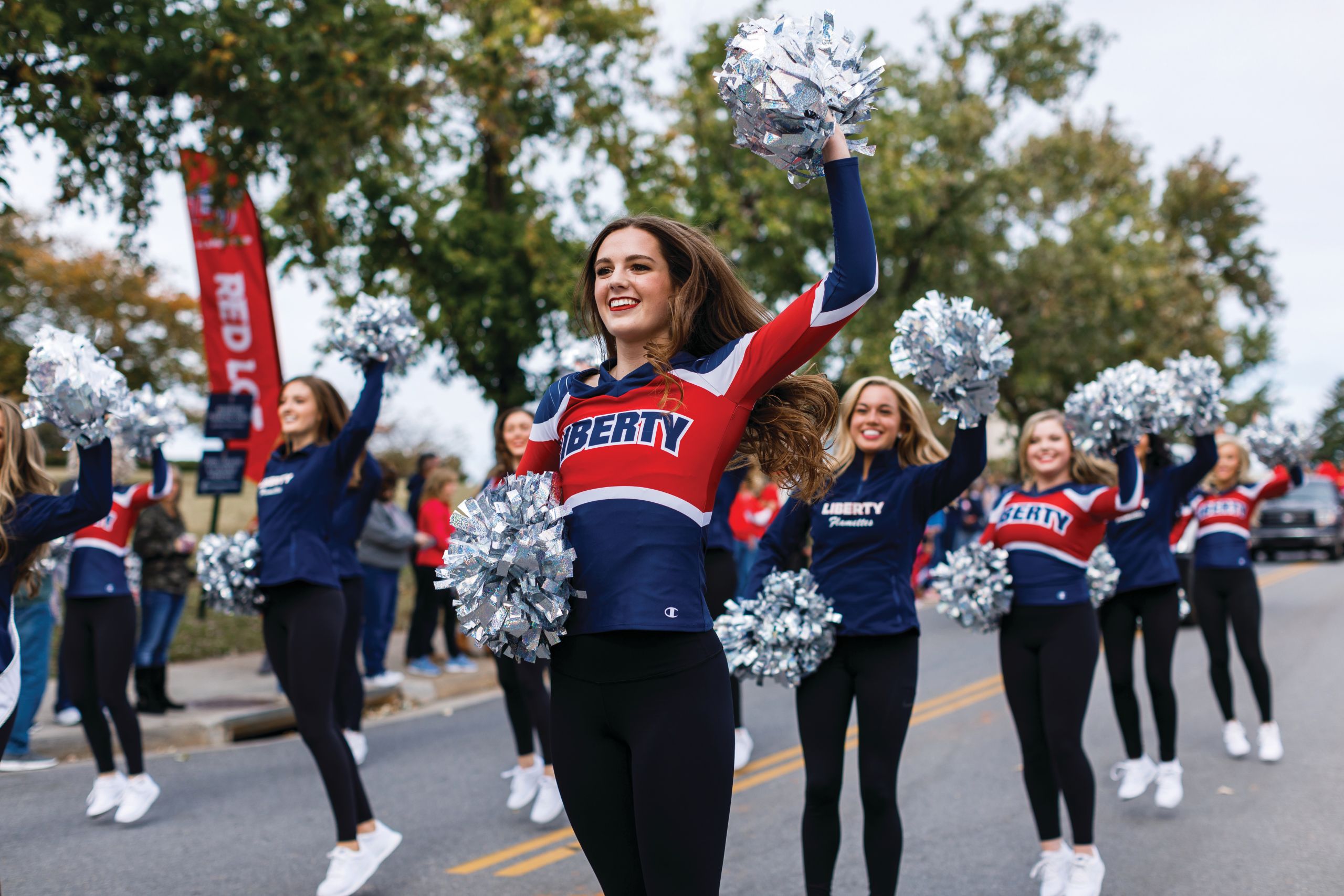 Liberty Cheerleaders Homecoming