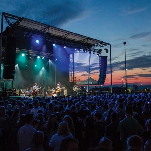 Drew Holcomb and The Neighbors performed at Block Party on Aug. 29.