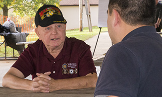 LUCOM student doctor learns about American Legion Post 16