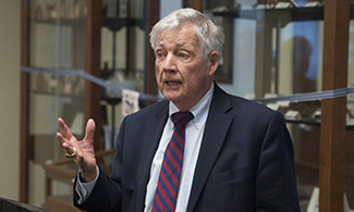 LUCOM Medical Library hosts dedication ceremony for medical artifact display