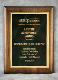 ACOFP Lifetime Achievement Award