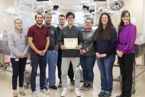 Andrew Qi wins Lynchburg Brain Bee 2020 competition held at Liberty University College of Osteopathic Medicine.