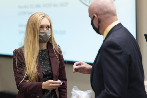 LUCOM student-doctors are inducted into Sigma Sigma Phi.