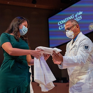 LUCOM recognizes Class of 2025 during annual White Coat Ceremony on Saturday, Aug. 21, 2021.