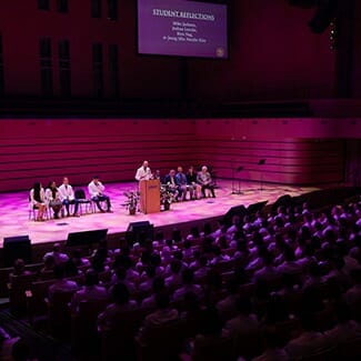 LUCOM Class of 2024 hosts annual Donor Memorial Ceremony.