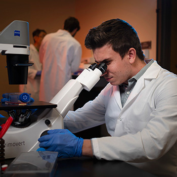 Liberty University second-year osteopathic medical student Benjamin James