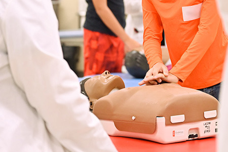 CPR training was provided to the Jubilee Family Development Center during Doctor for a Day.