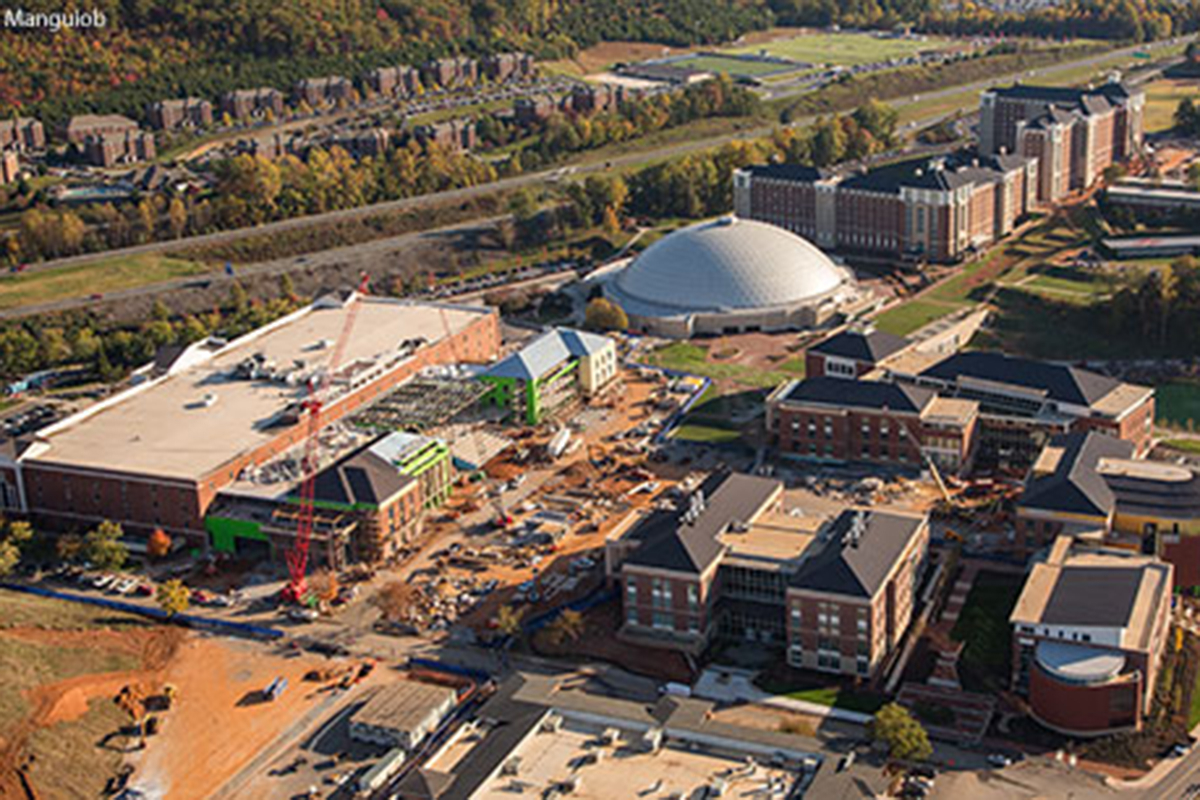 Construction progresses on new student center Liberty News