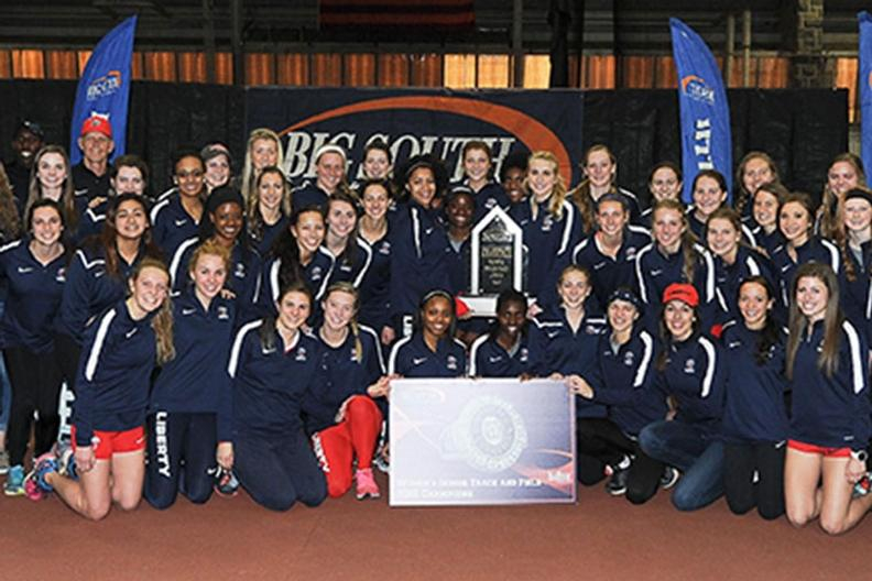 Liberty sweeps Big South Conference Indoor Track & Field championships