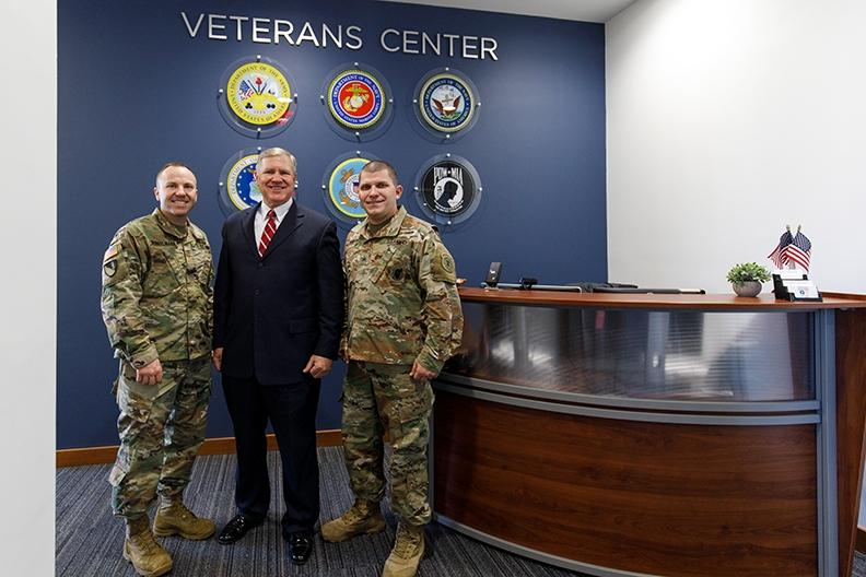 Liberty unveils expanded Veterans Center for Military Emphasis Week ...