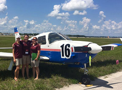 Two teams of female aviators representing Liberty University School of Aeronautics (SOA) participated in the 40th annual Air Race Classic (ARC) last week, with one team finishing in the Top 10.