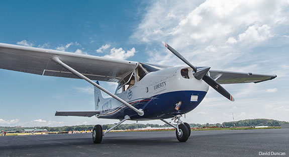 The 10,000th single-engine aircraft from Textron Aviation's Independence facility.