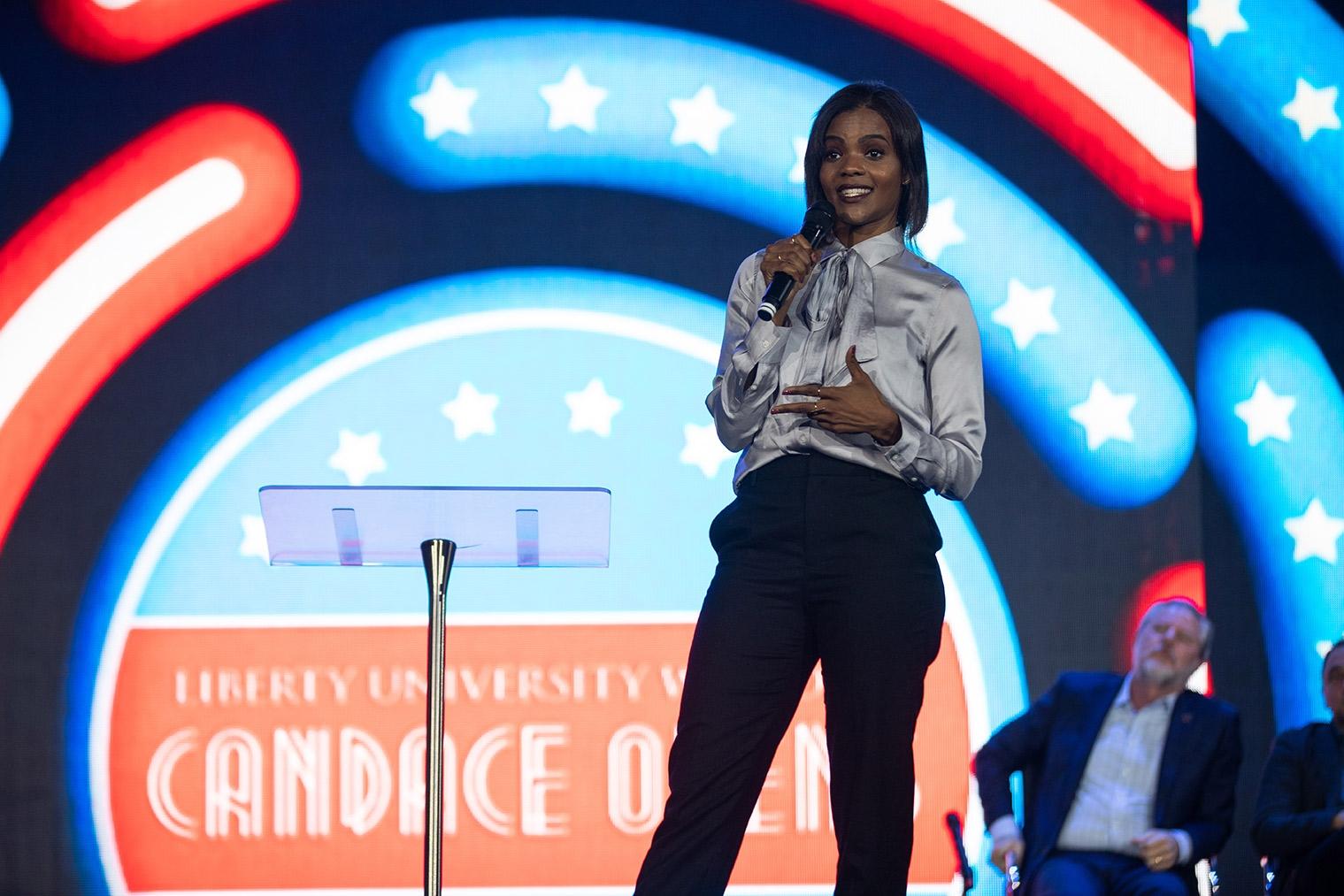 Media personality Candace Owens inspires students to speak