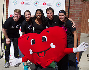 Following months of planning and fundraising, Liberty University College of Osteopathic Medicine (LUCOM) helped raise over $20,000 for the American Heart Association (AHA) through HeartChase 2016, held on Liberty's campus on Saturday, April 16.
