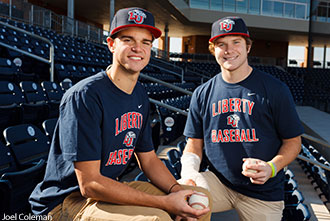 Zach Clinton (left) and Josh Barrick