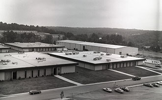 Liberty University's campus in 1981.