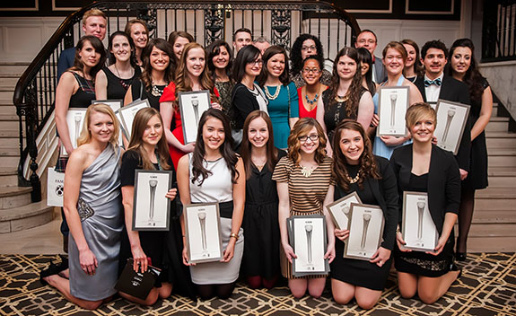 Liberty students at the Western Virginia Student ADDY Awards.