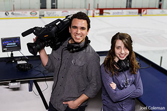 Liberty students Samuel Farnsworth and Jerusha O'Dell