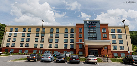 Liberty University-owned hotel was recently remodeled.