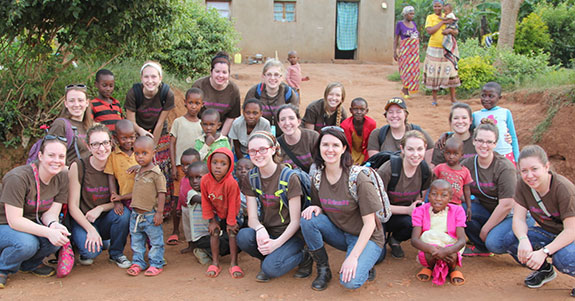 Students from Liberty University's School of Nursing spent Jan. 2- 12 in Rwanda serving in partnership with World Help, Gleaning for the World, Rwandan Hugs, and the Anglican Church of Rwanda. 