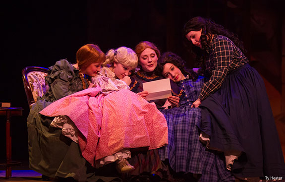 A scene from Little Women at Liberty University.
