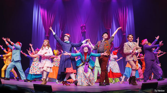 Alluvion Stage performs Mary Poppins at Tower Theater in April 2014.