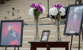 Liberty University held a candlelight memorial service on Thursday, Sept. 12, to honor three students.