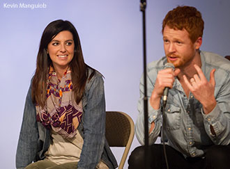 Vertical Church Band members Meredith Andrews and Tyler Miller.