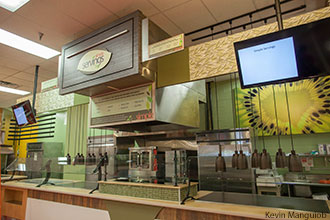 Newly expanded Simple Servings station at Reber-Thomas Dining Hall.