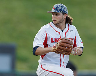 Liberty Flames pitcher Jared Lyons