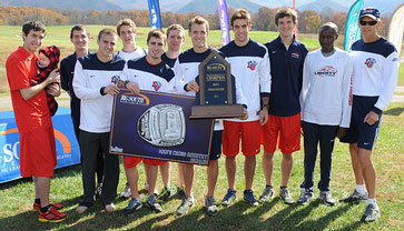 Liberty University's men's cross country wins ninth Big South Conference title.