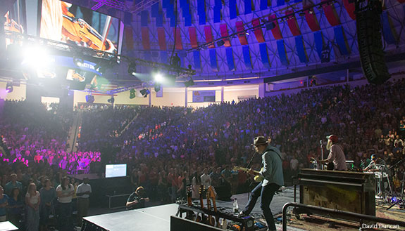 David Crowder and company led Liberty University students in worship for the first Convocation of the Fall 2015 semester.