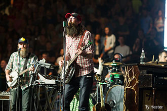 David Crowder and his band performed for students during Liberty University Convocation on Aug. 26, 2015.