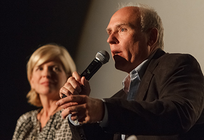 'Texas Rein' director Durrell Nelson and screenwriter Rebecca Rodgers Nelson spoke at Liberty's annual film festival last September.