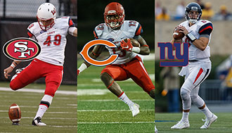 John Lunsford, Darrin Peterson, and Josh Woodrum all signed after the NFL Draft. 