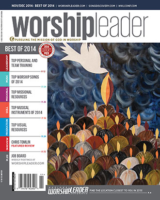 Worship Leader Magazine November 2014 cover