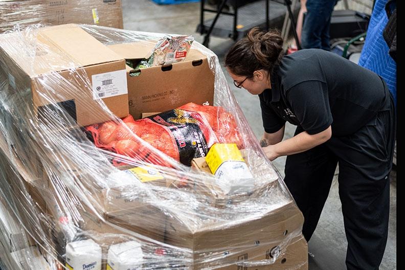 Liberty University makes large food donation, meets community needs