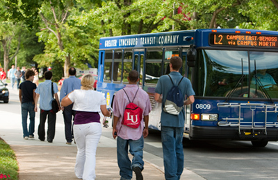 Students explore campus