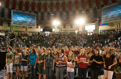 Undergraduates attend first convocation service