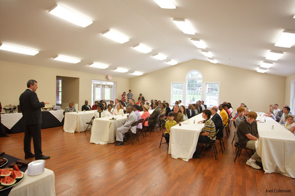 Jerry Falwell Jr speaks at luncheon