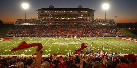 A view of the expanded Williams Stadium