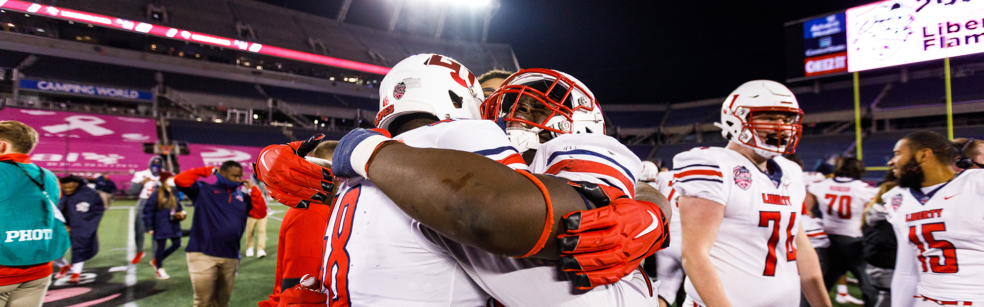 Champs Again Repeat Cure Bowl win caps best season in Flames Football